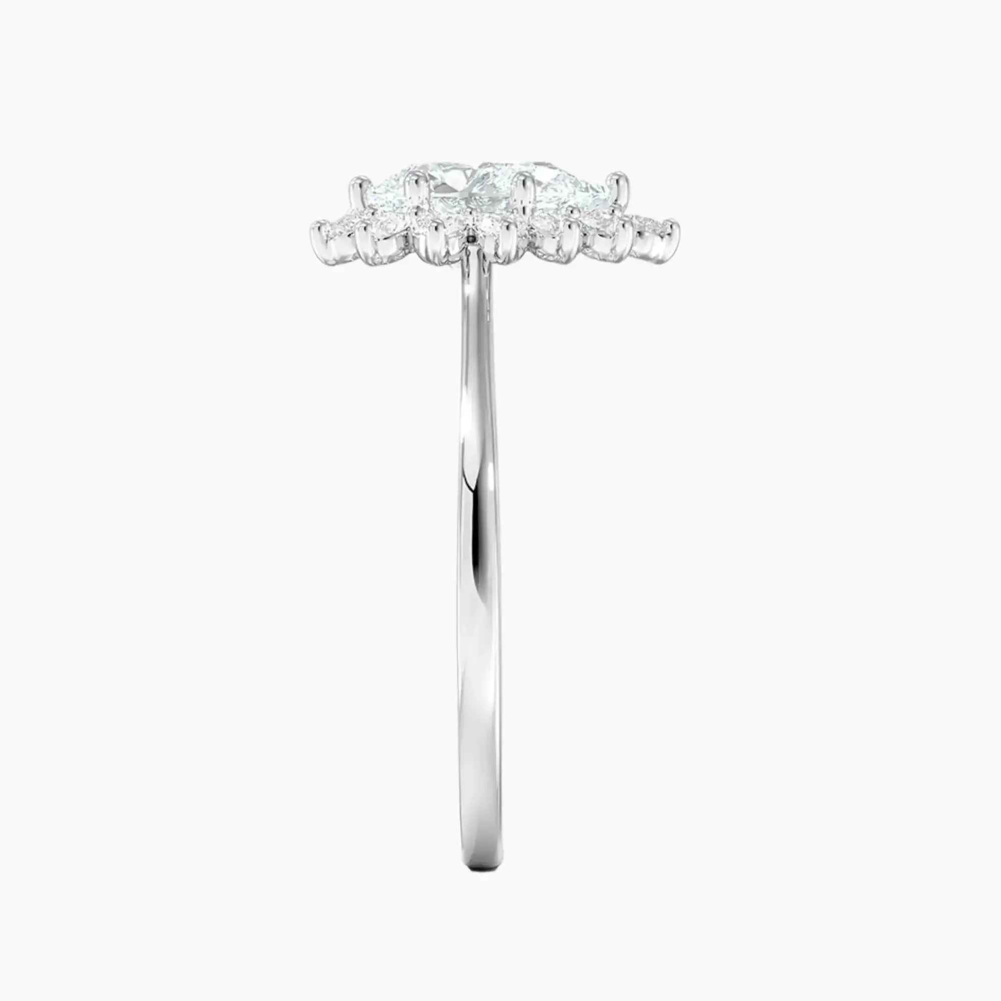OBSER462 - Soraya Halo Pear engagement ring setting view 3