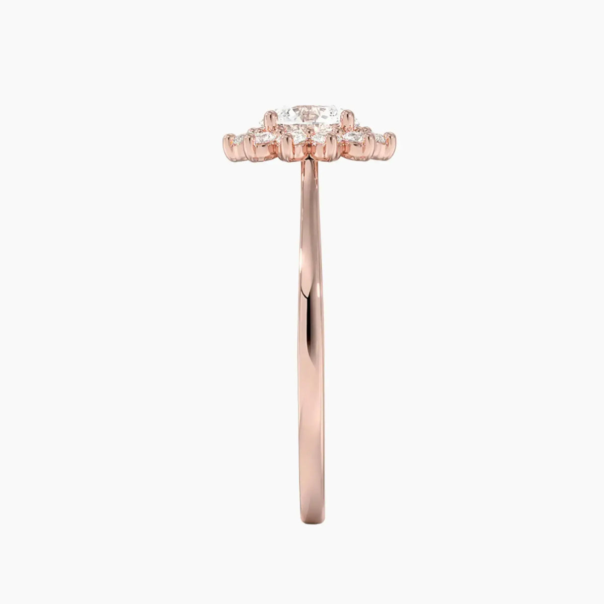 OBSER465 - Soraya Halo Round engagement ring setting view 6