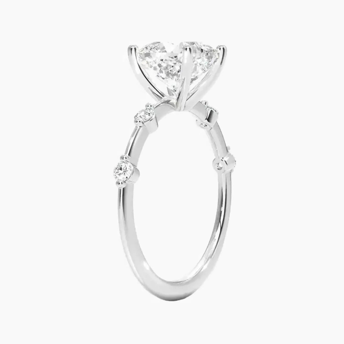 OBSER258 - Sena Cushion engagement ring setting view 2