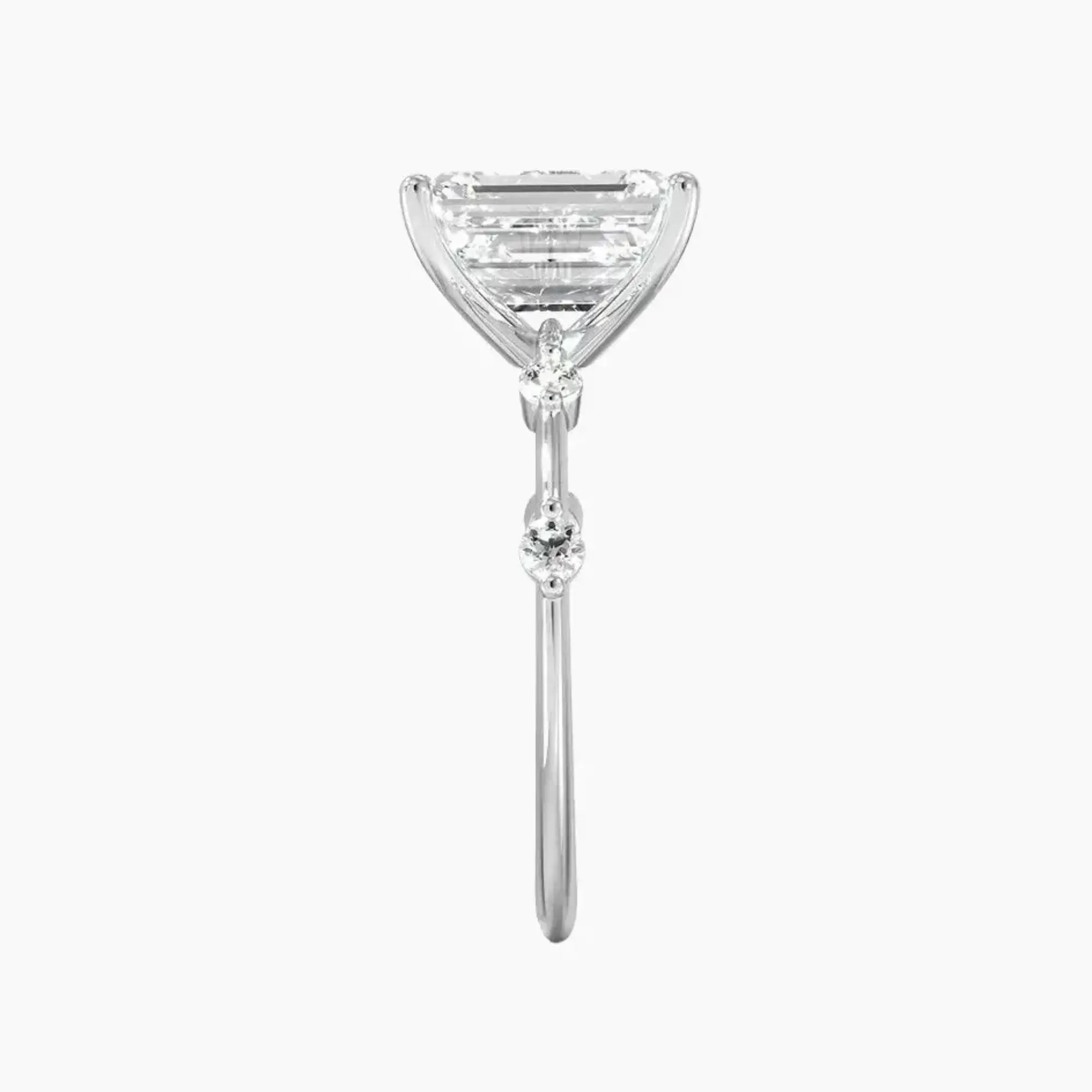 OBSER136 - Sena Emerald engagement ring setting view 3
