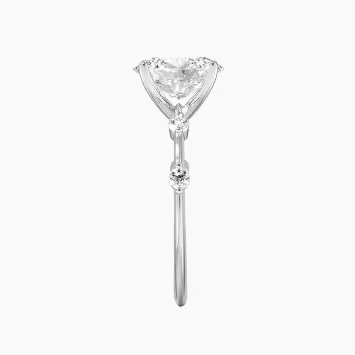 OBSER259 - Sena Oval engagement ring setting view 3