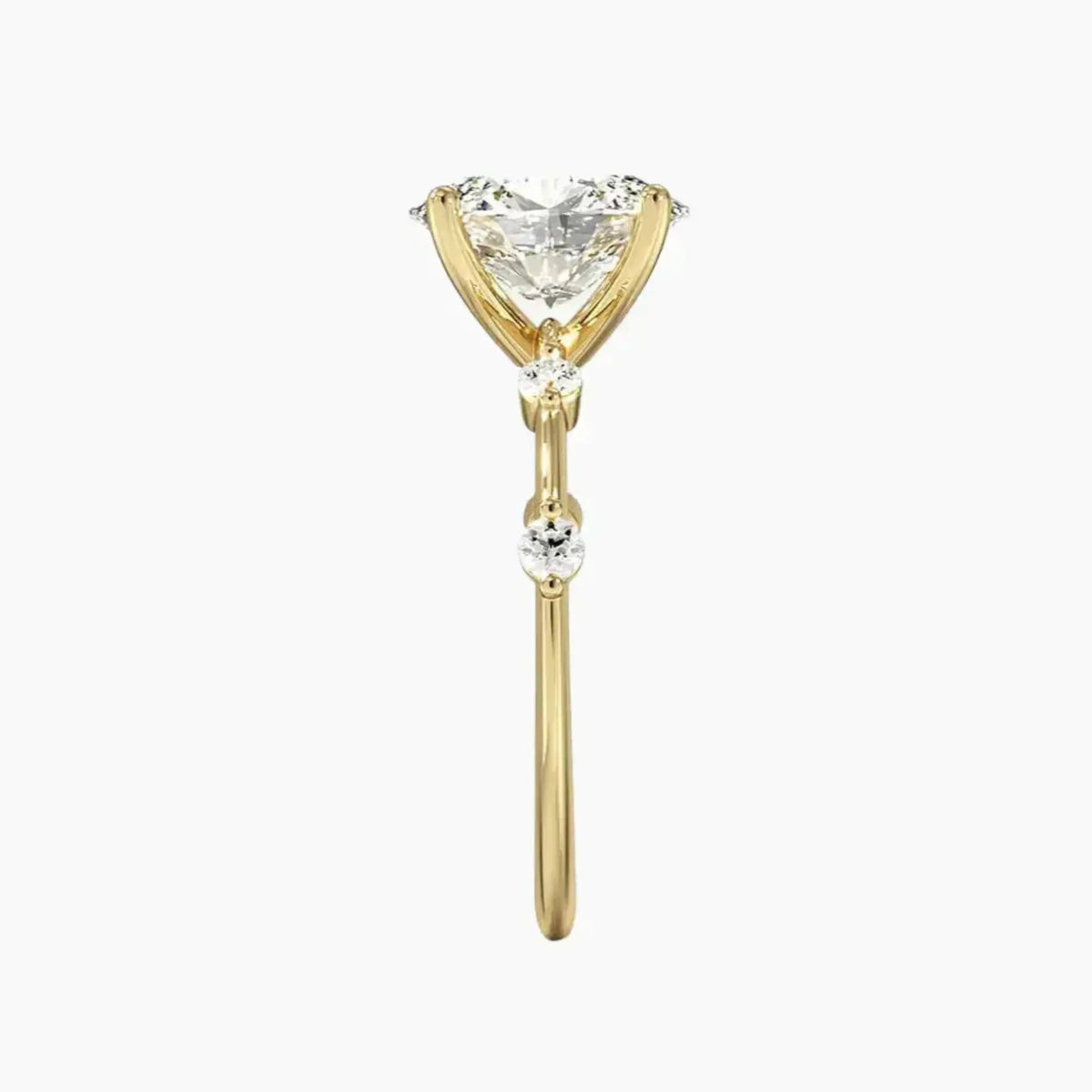 OBSER259 - Sena Oval engagement ring setting view 9