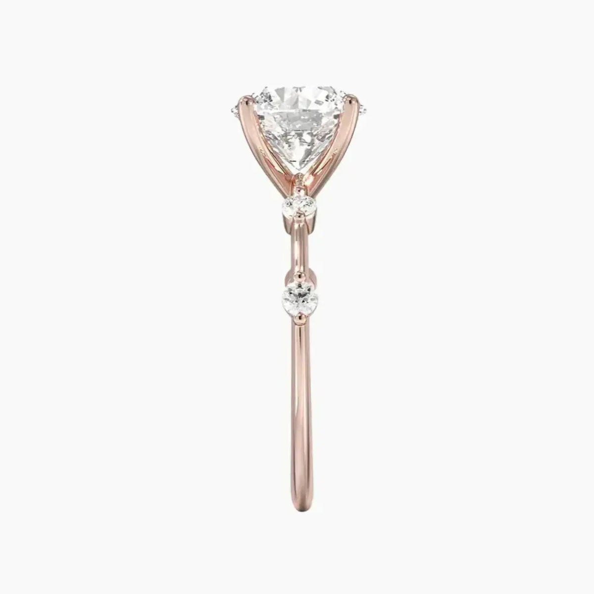 OBSER260 - Sena Round engagement ring setting view 6