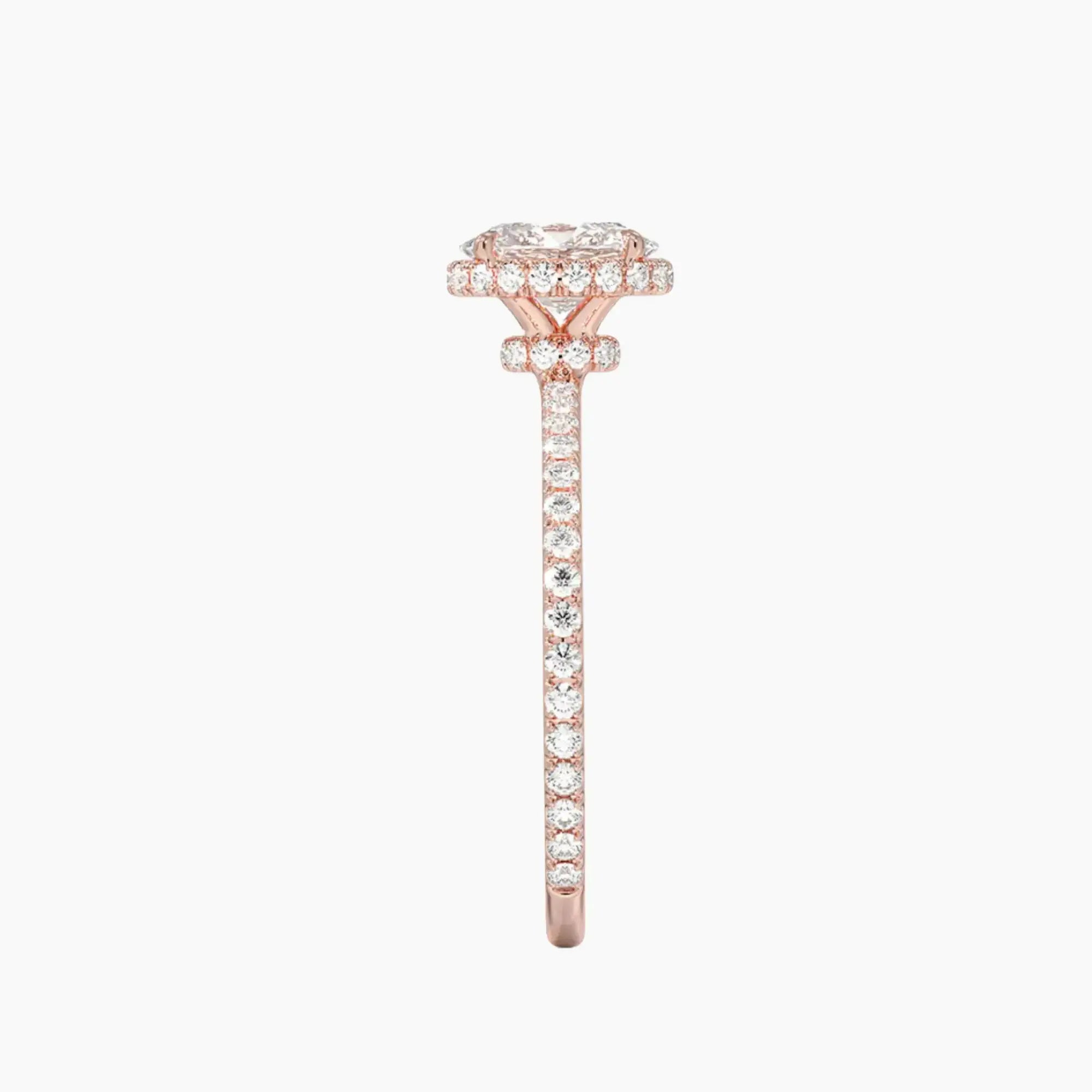 OBSER506 - Mirabel Pave Halo Oval engagement ring setting view 6