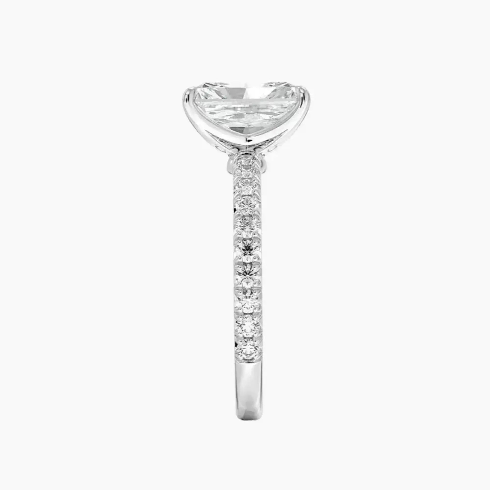 OBSER374 - Irina Solitaire Radiant engagement ring setting view 3