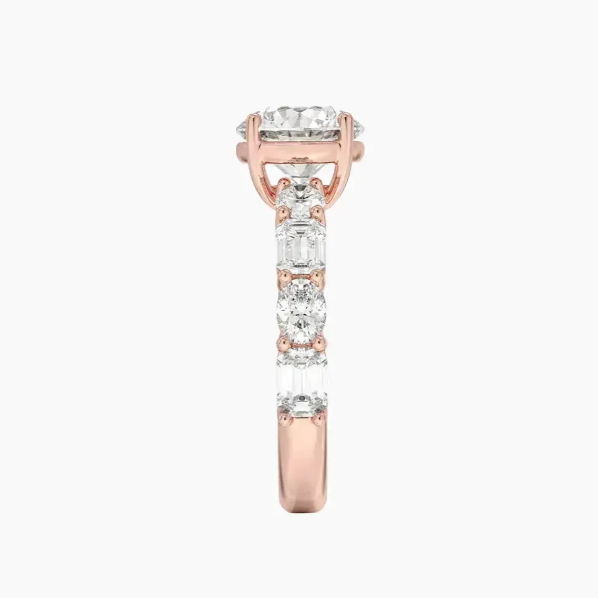 OBSER286 - Ariadne Round engagement ring setting view 6
