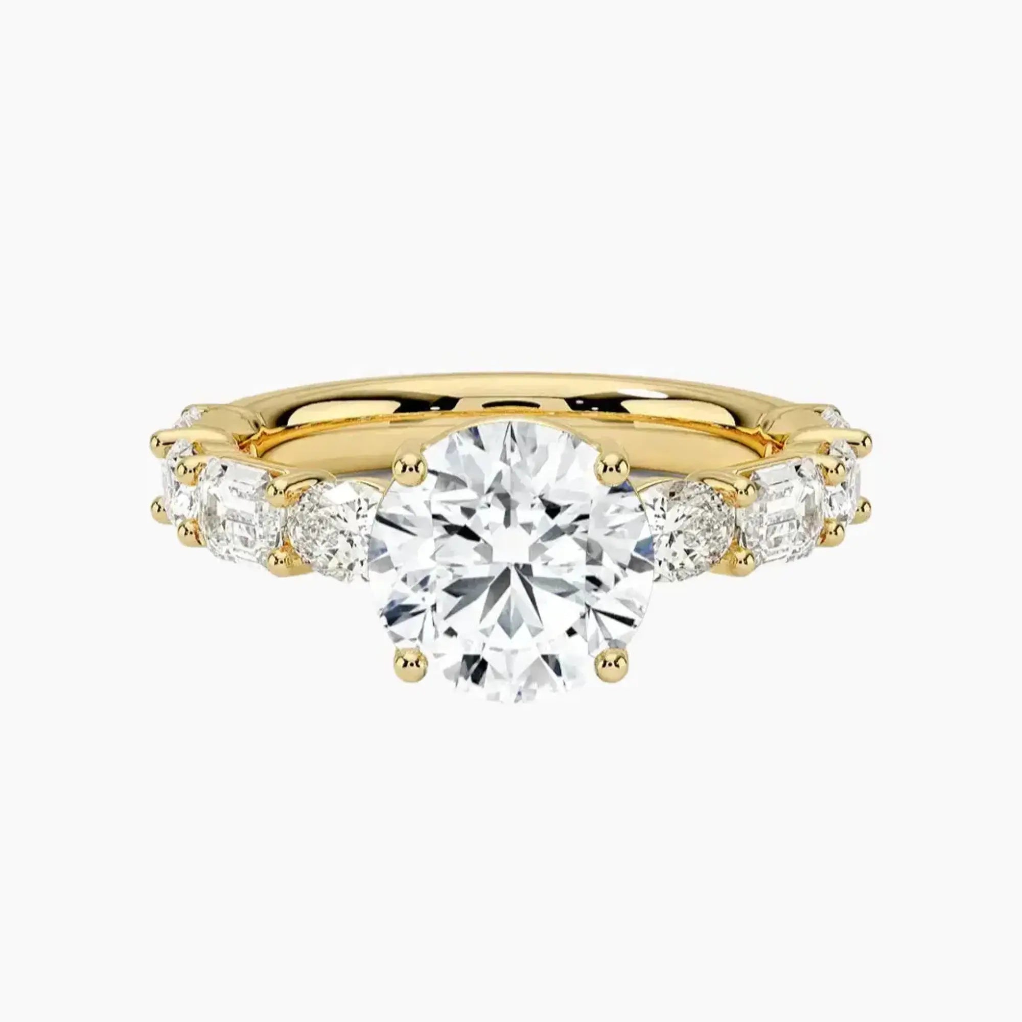 OBSER286 - Ariadne Round engagement ring setting view 7