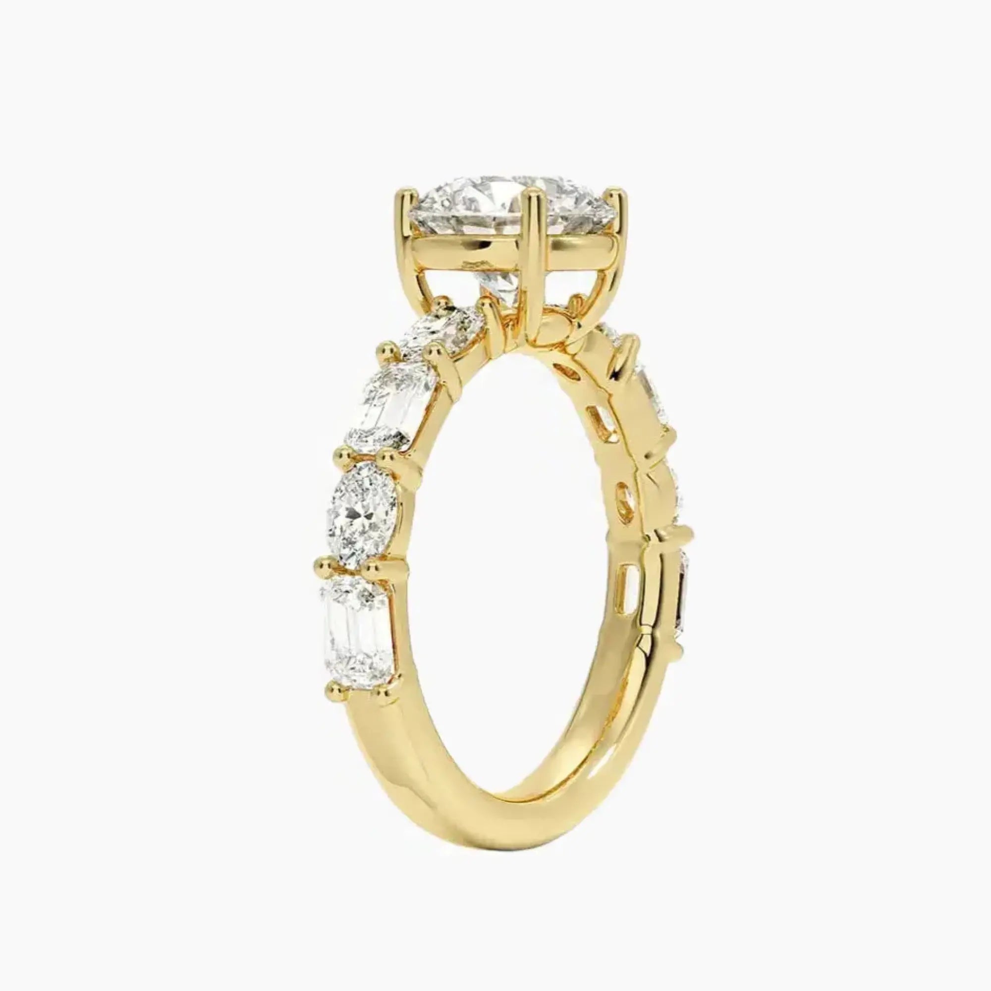 OBSER286 - Ariadne Round engagement ring setting view 8