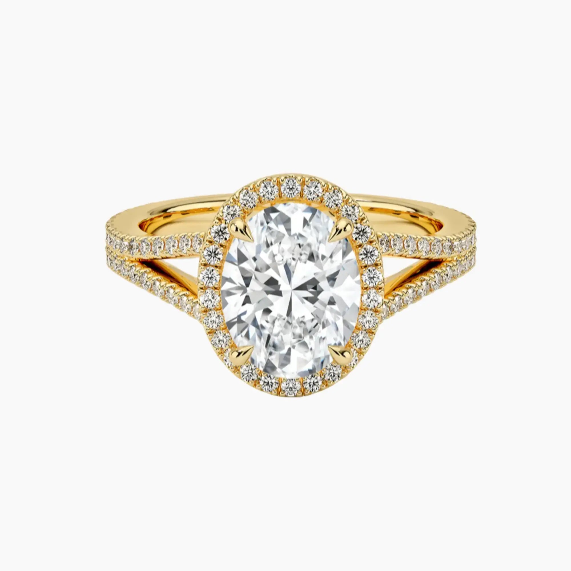 OBSER472 - Zephyrine Halo Oval engagement ring setting view 7