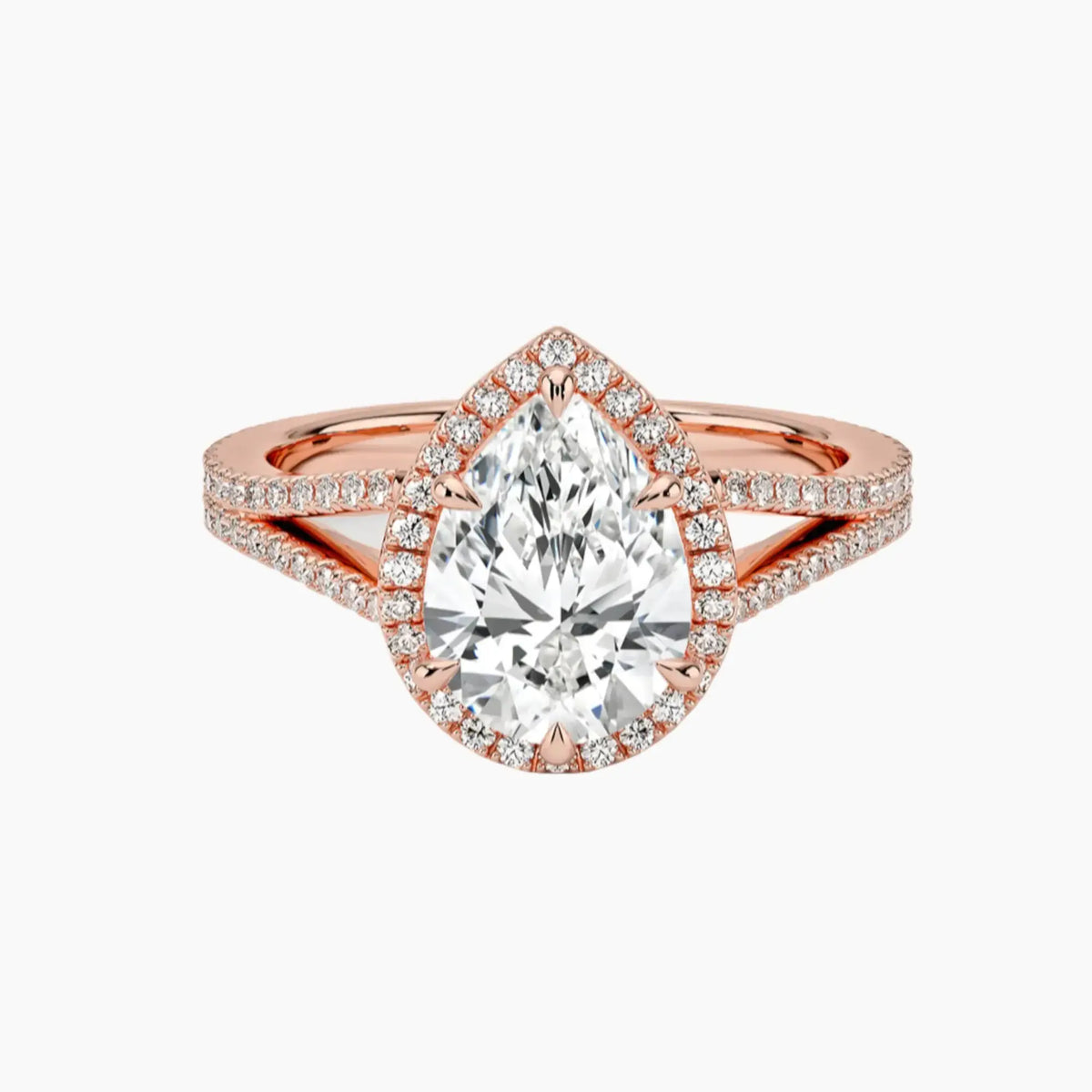 OBSER471 - Zephyrine Halo Pear engagement ring setting view 4
