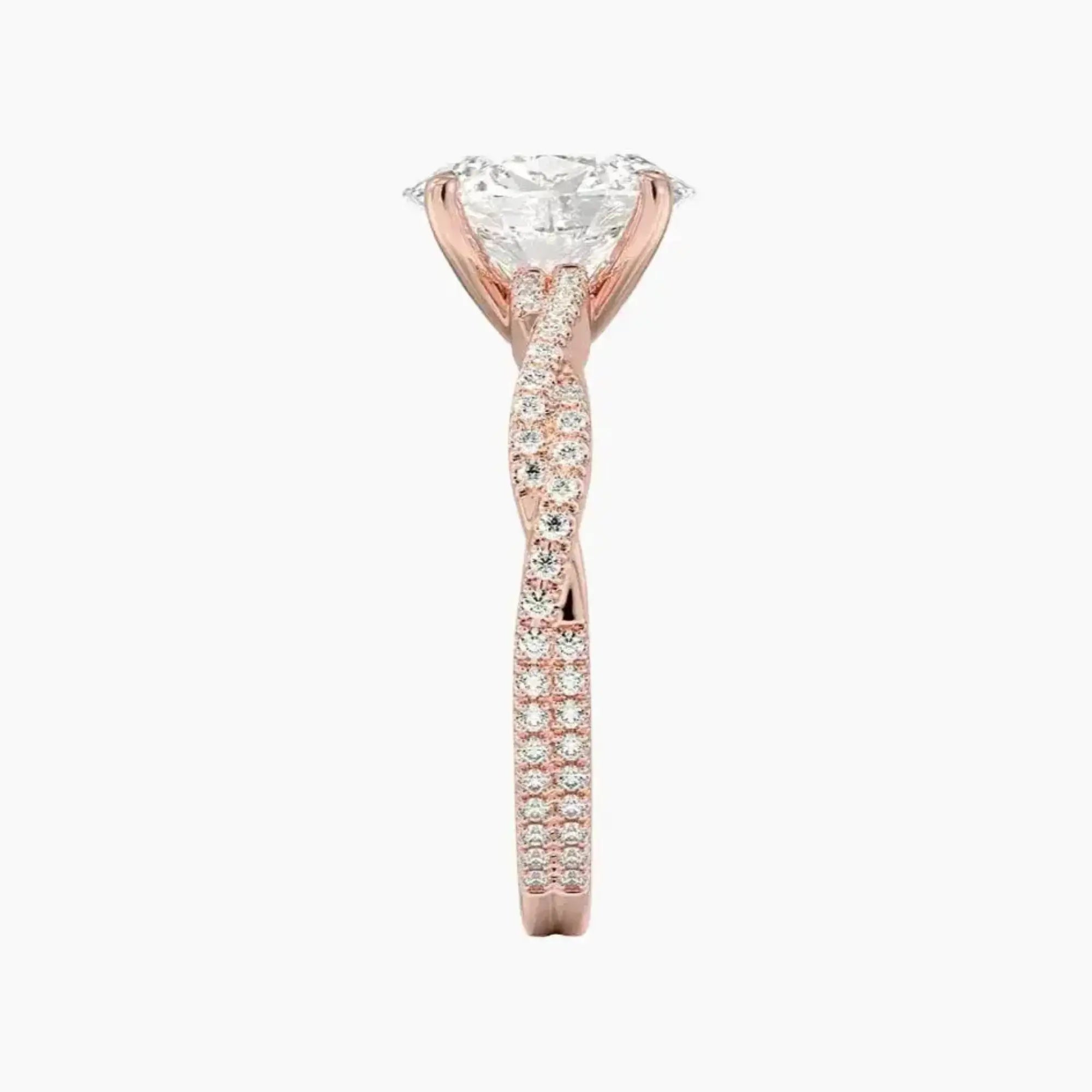 OBSER357 - Cassia Solitaire Oval engagement ring setting view 6