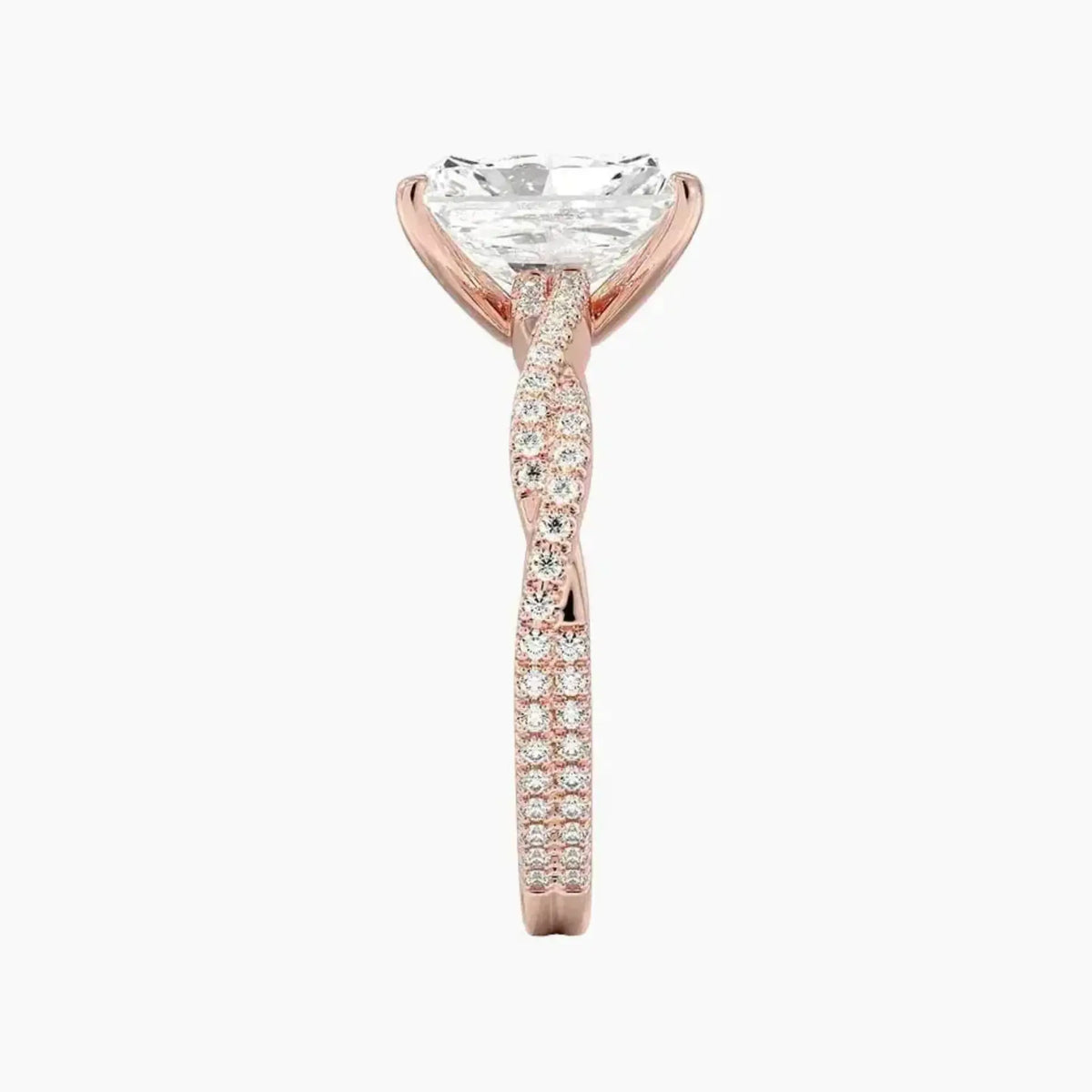 OBSER350 - Cassia Solitaire Radiant engagement ring setting view 6