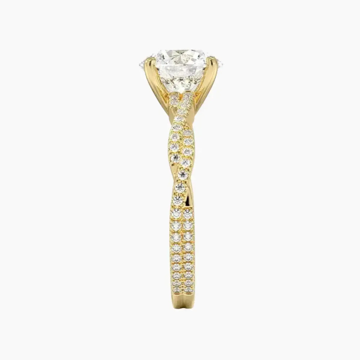 OBSER364 - Briar Solitaire Round engagement ring setting view 9