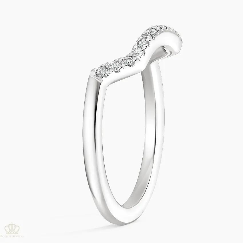 Alta Linear Nesting Wedding Band Ring - LR81 Camélia™