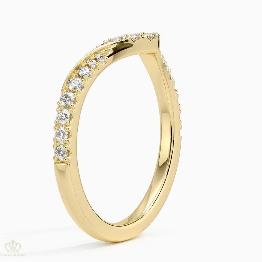 Chiara Wedding Band Ring - LR99 Camélia™
