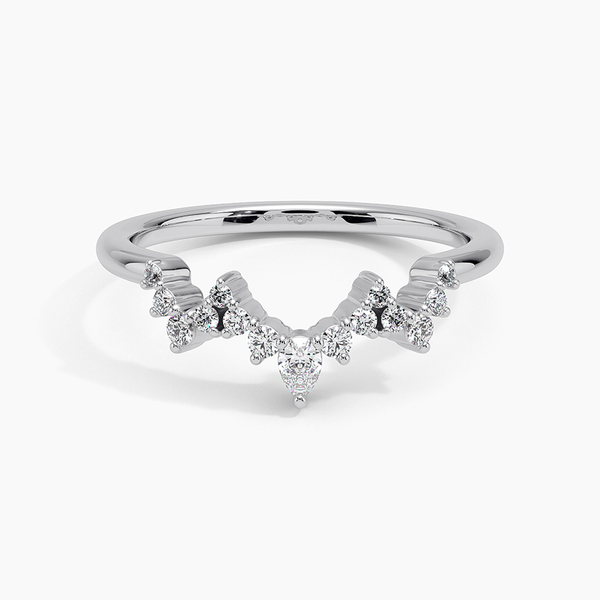 Coronet Contour Wedding Band Ring - LR92