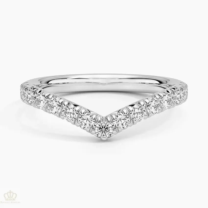 0.41CTW Sienna Contour Wedding Band Ring - LR58 Camélia™