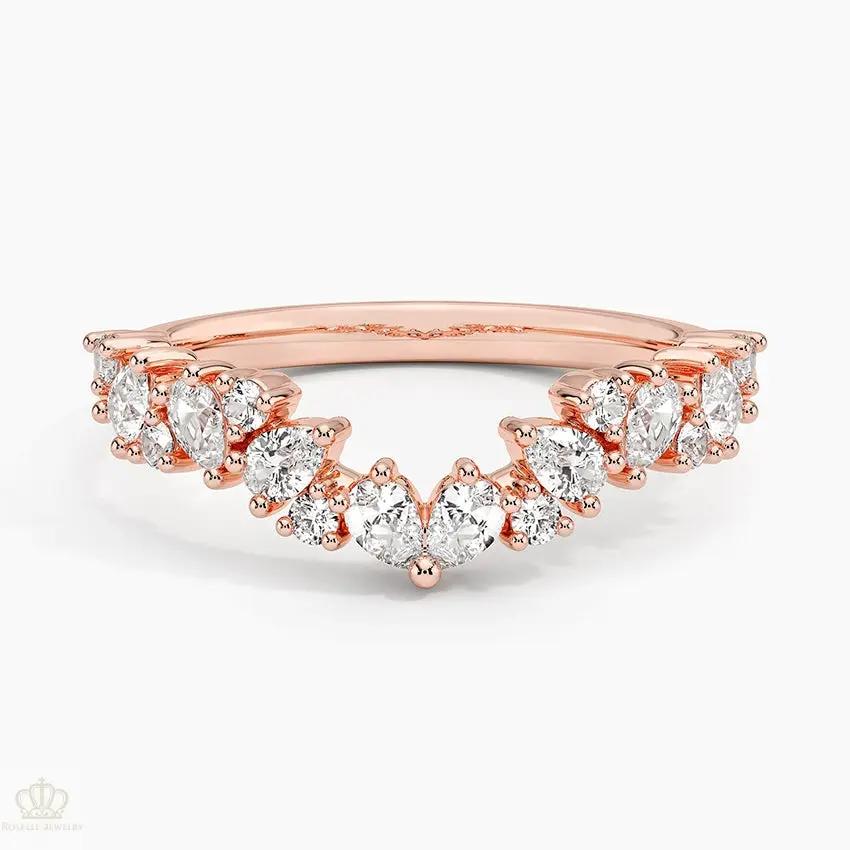 LR115 - Olivetta Contoured Wedding Band Ring Camélia™