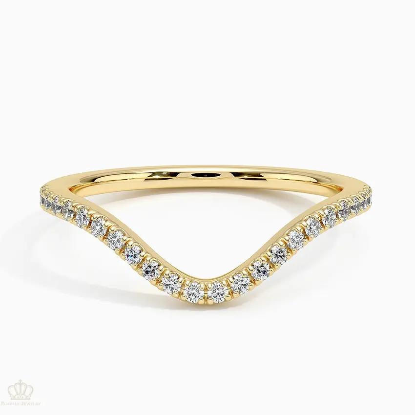 Stanza Wedding Band Ring - LR86 Camélia™