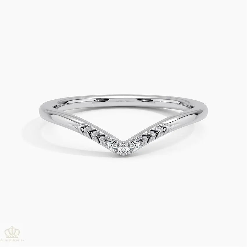 Laurel Contoured Wedding Band Ring - LR78 - Roselle Jewelry