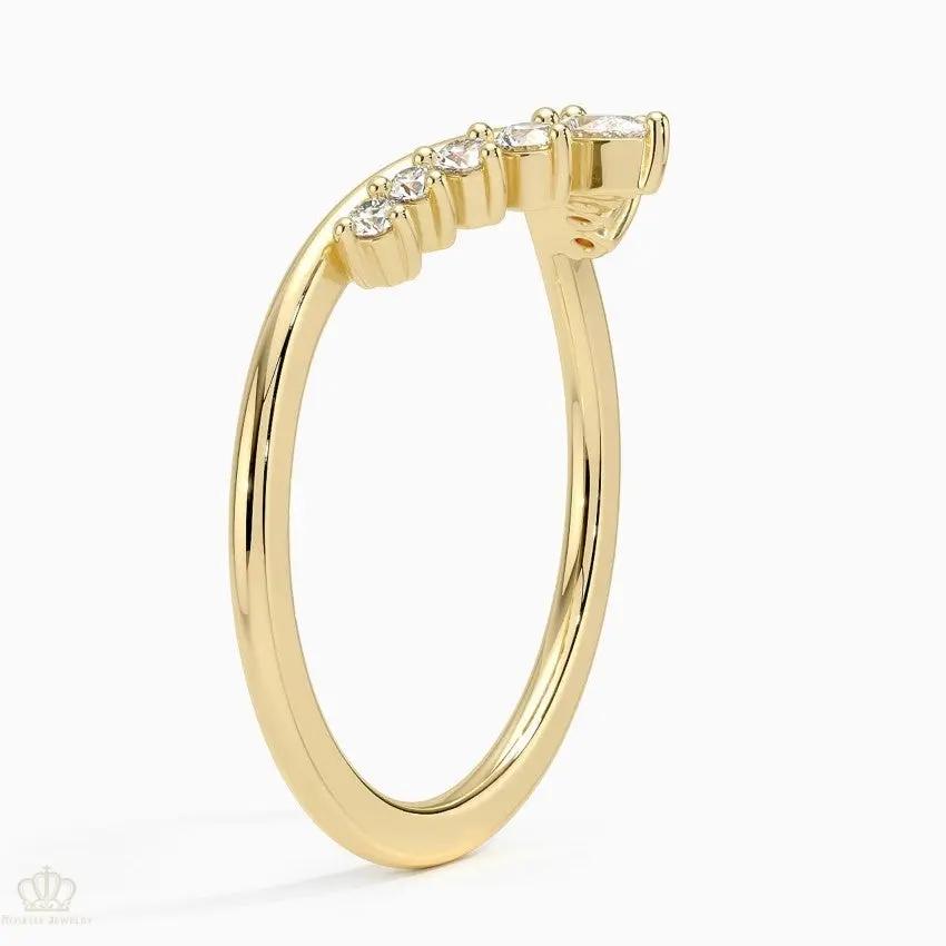 Veronika Wedding Band Ring - LR98 Camélia™