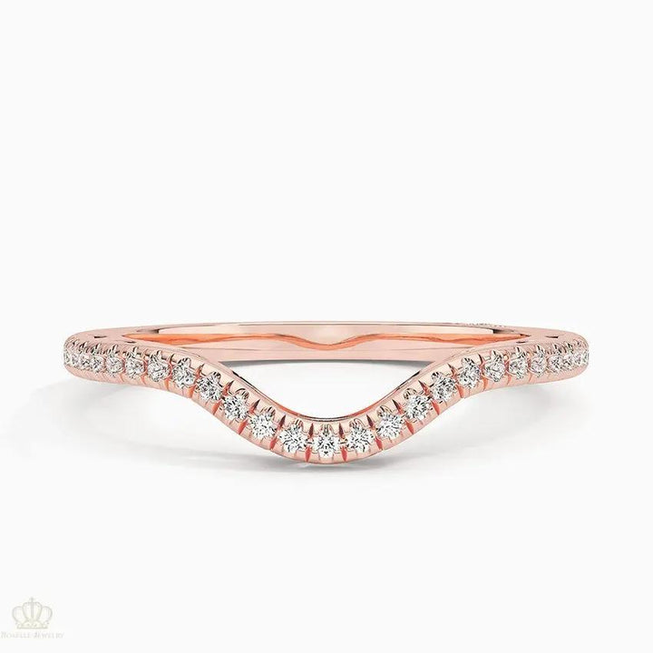 Tacori Lunetta Crescent Contoured Wedding Band Ring - LR116 Camélia™