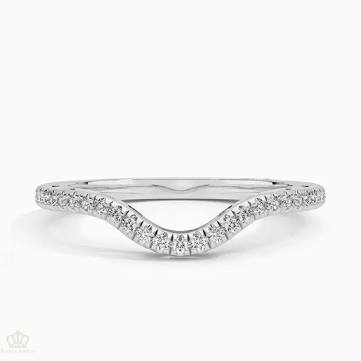 Tacori Lunetta Crescent Contoured Wedding Band Ring - LR116 Camélia™