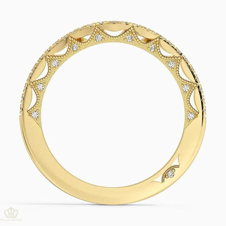 Tacori Lunetta Crescent Contoured Wedding Band Ring - LR116 Camélia™
