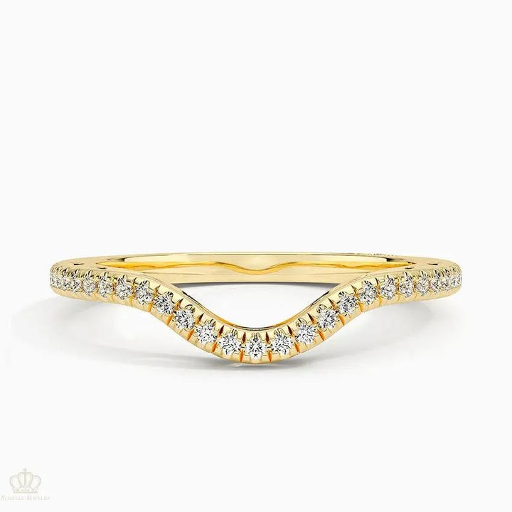 Tacori Lunetta Crescent Contoured Wedding Band Ring - LR116 Camélia™