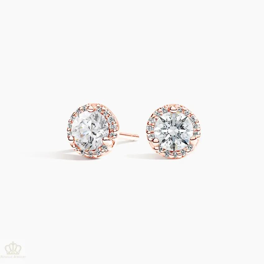 DC006 - [Setting Only] Halo Diamond Stud Earrings CHARLISA™