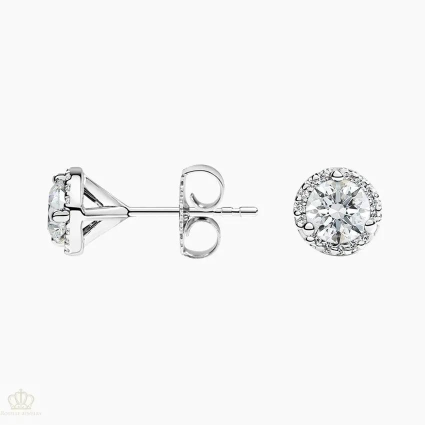 DC006 - [Setting Only] Halo Diamond Stud Earrings CHARLISA™