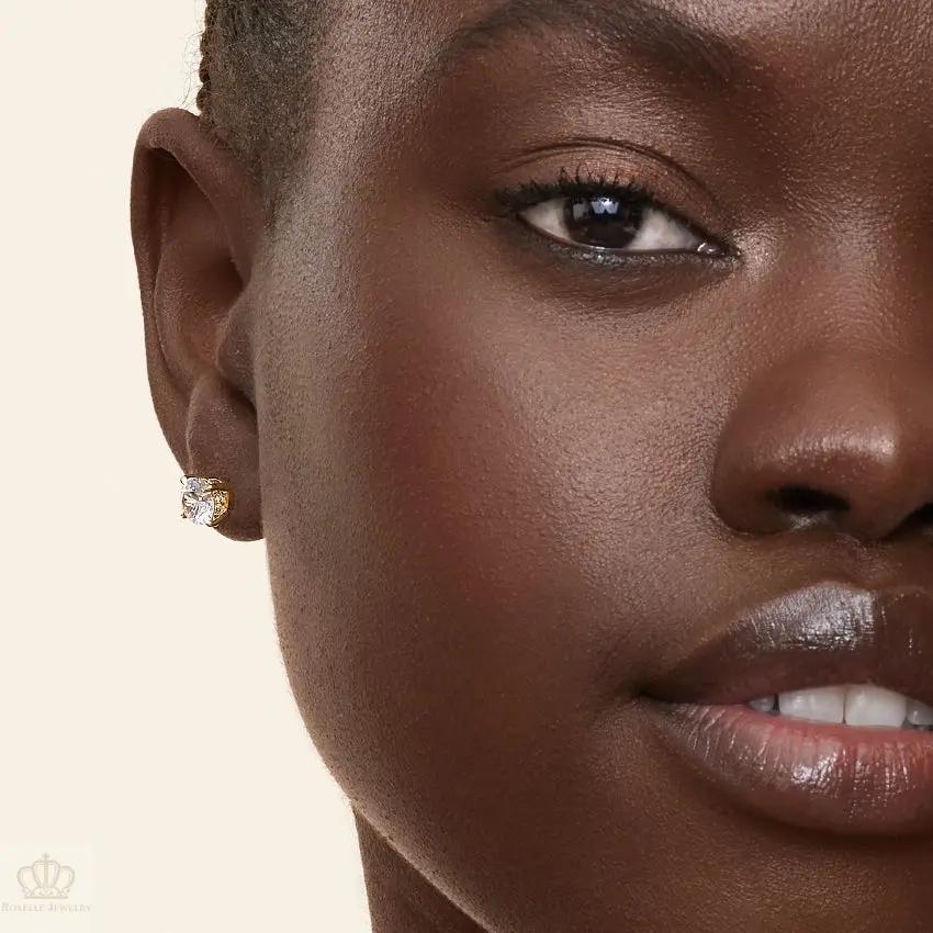 DC010 - [Setting Only] Secret Halo Diamond Stud Earrings CHARLISA™