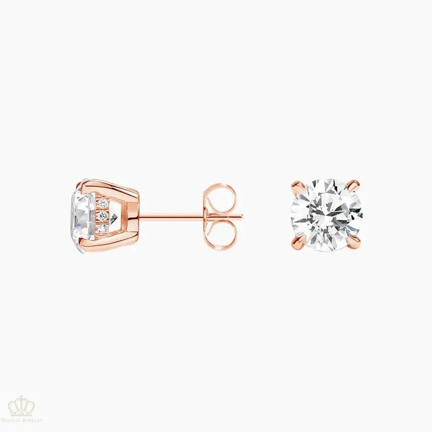 DC010 - [Setting Only] Secret Halo Diamond Stud Earrings CHARLISA™