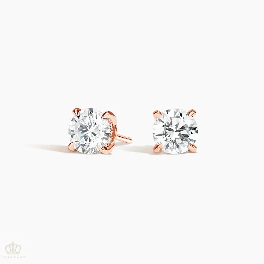 DC010 - [Setting Only] Secret Halo Diamond Stud Earrings CHARLISA™