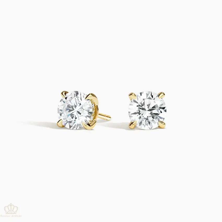 DC010 - [Setting Only] Secret Halo Diamond Stud Earrings CHARLISA™