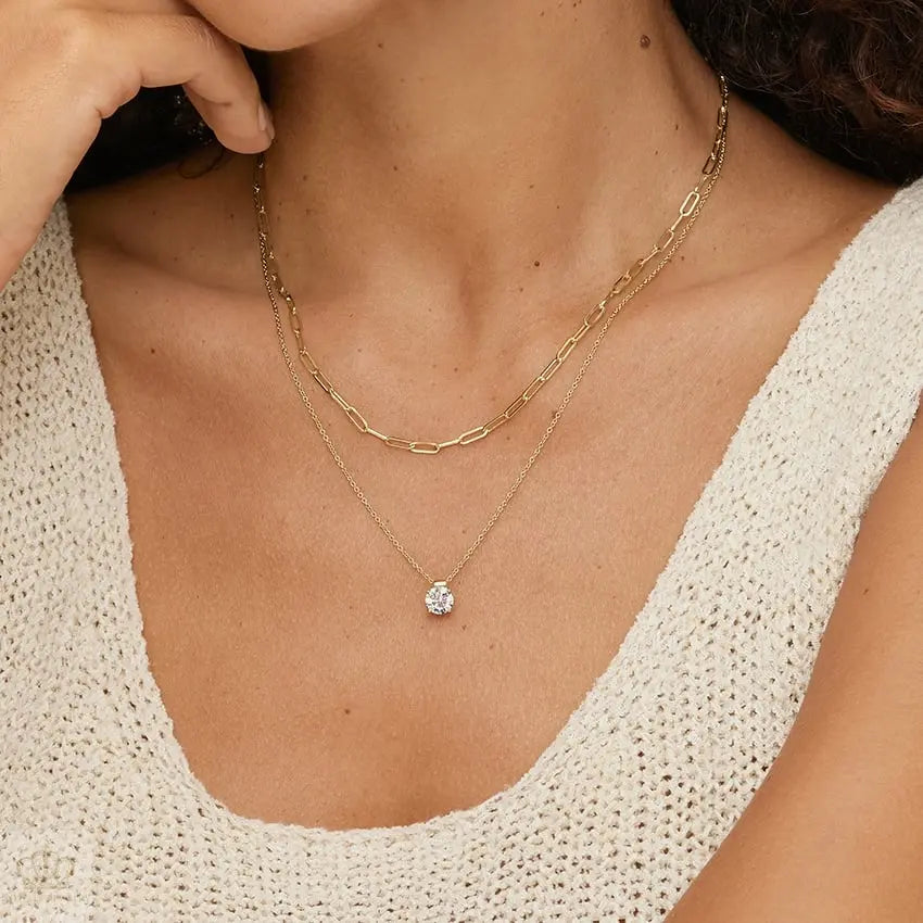 LC55 - [Setting Only] Floating Solitaire Pendant CHARLISA™