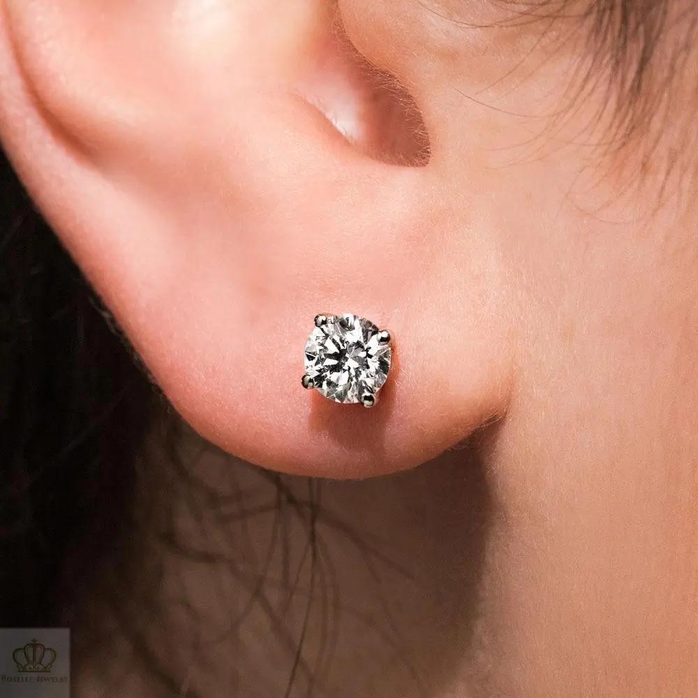 Four Prong  Basket Stud Earrings (Setting Only) - DC002 CHARLISA™