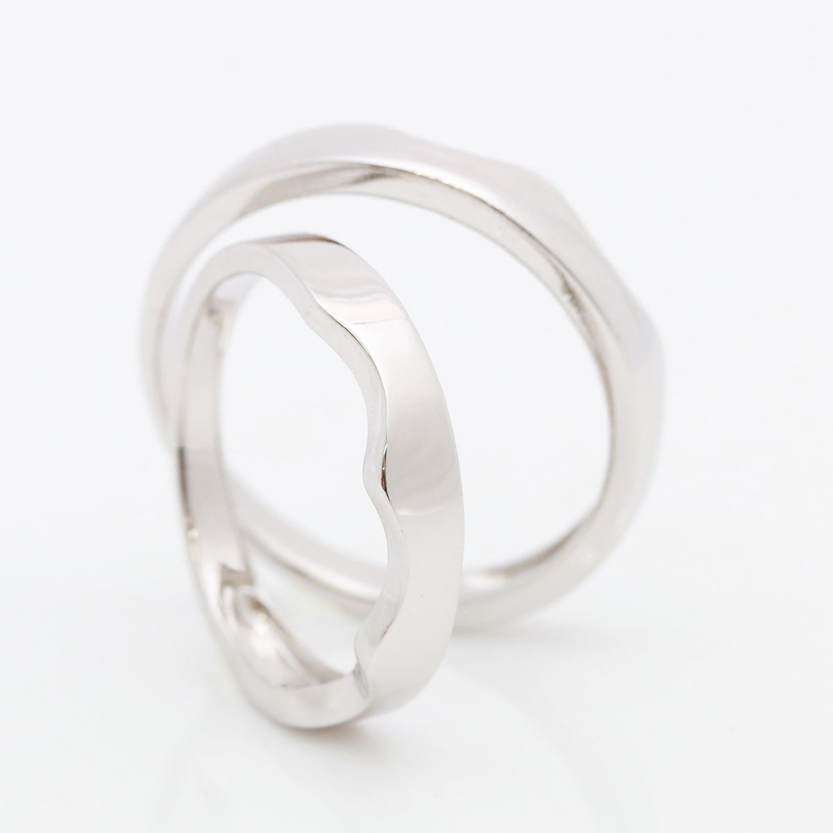 Unique Couple Wedding Ring Set - WM39