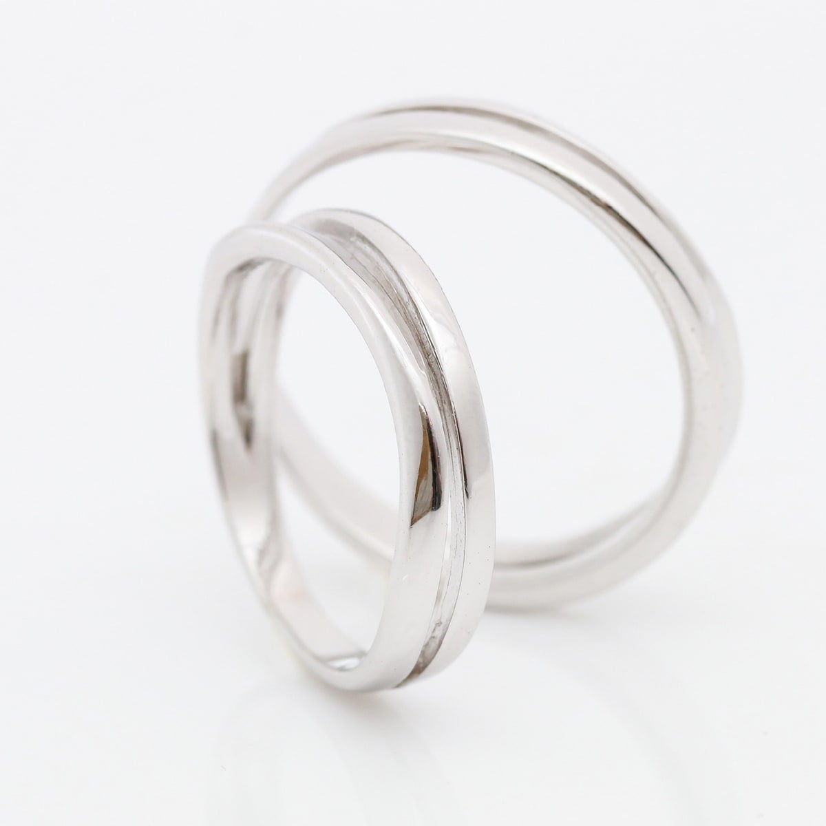 Unique Couple Wedding Ring Set - WM41