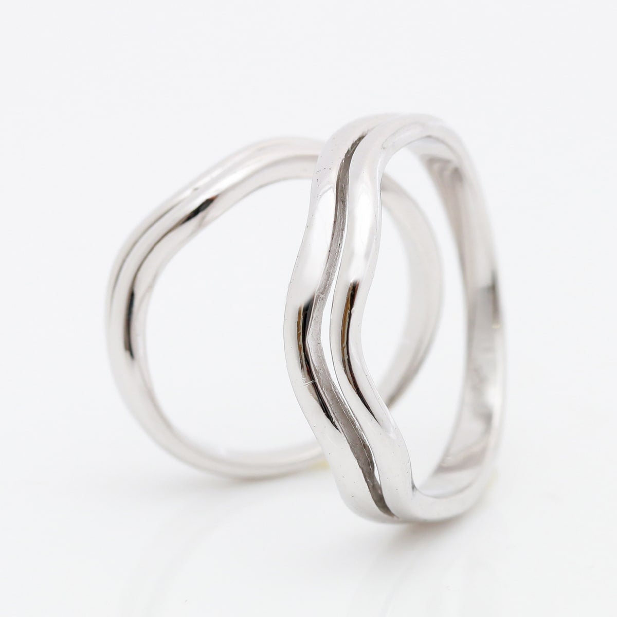 Unique Couple Wedding Ring Set - WM42