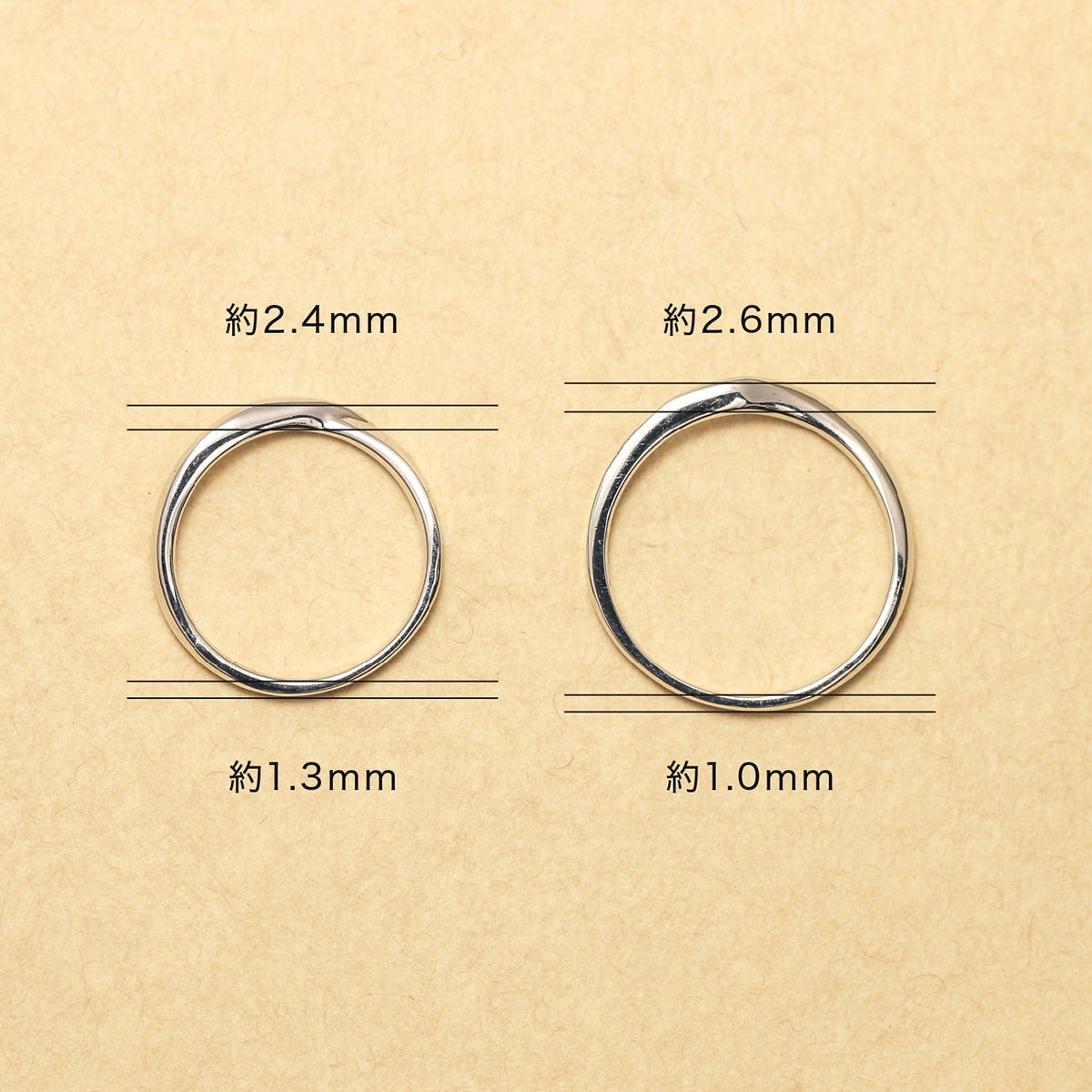 Unique Couple Wedding Ring Set - WM45