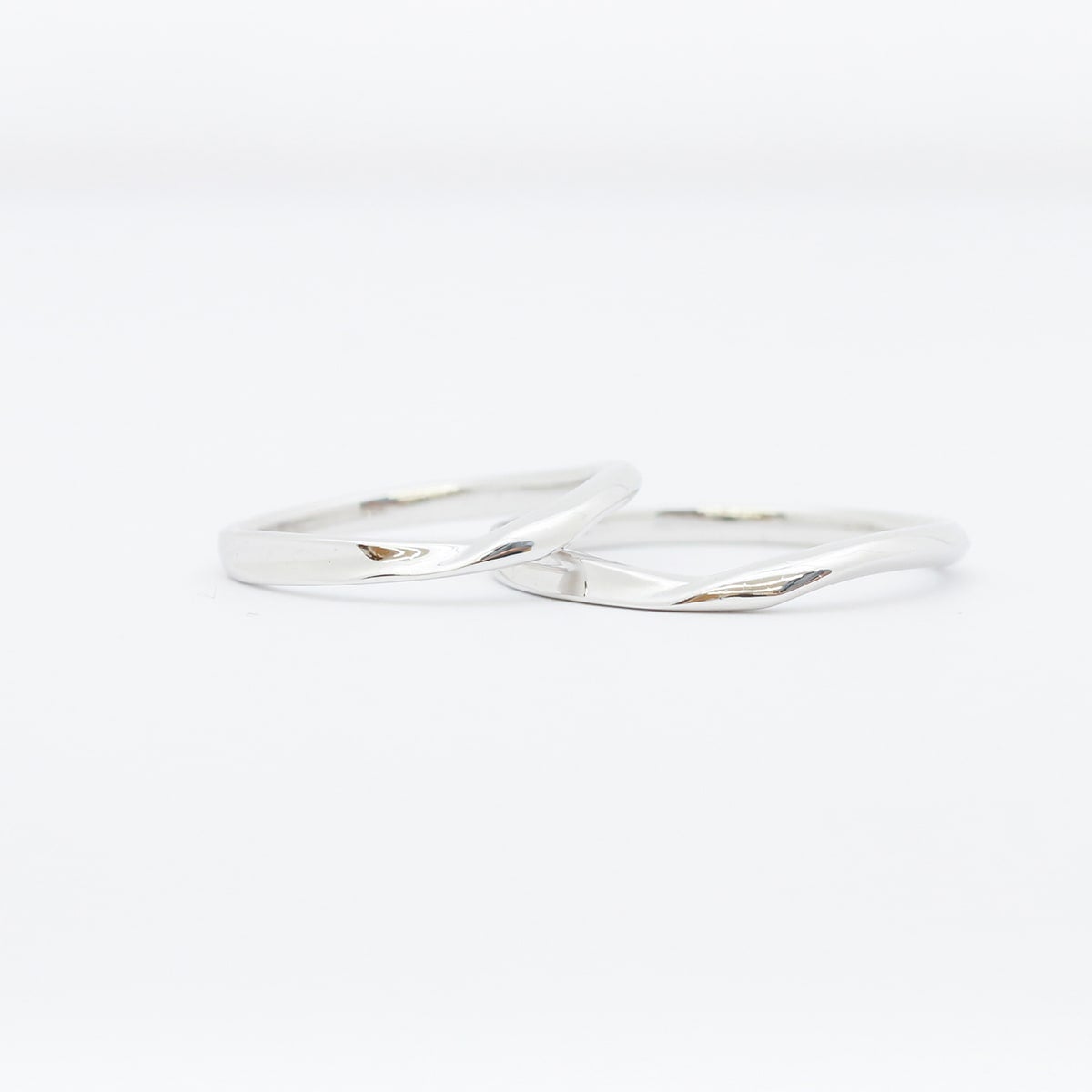 Unique Couple Wedding Ring Set - WM45