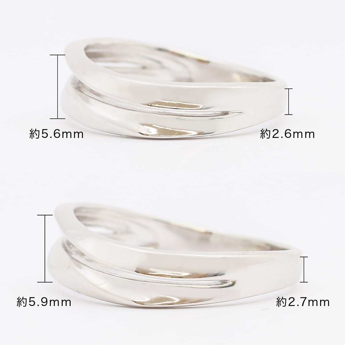 Unique Couple Wedding Ring Set - WM46