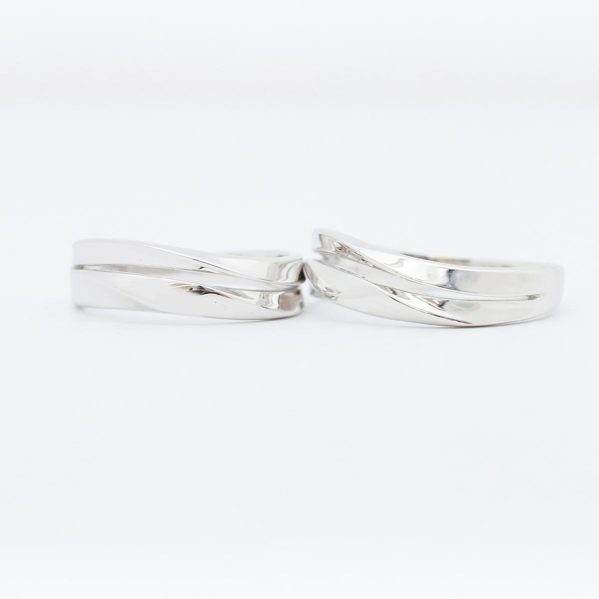 Unique Couple Wedding Ring Set - WM46