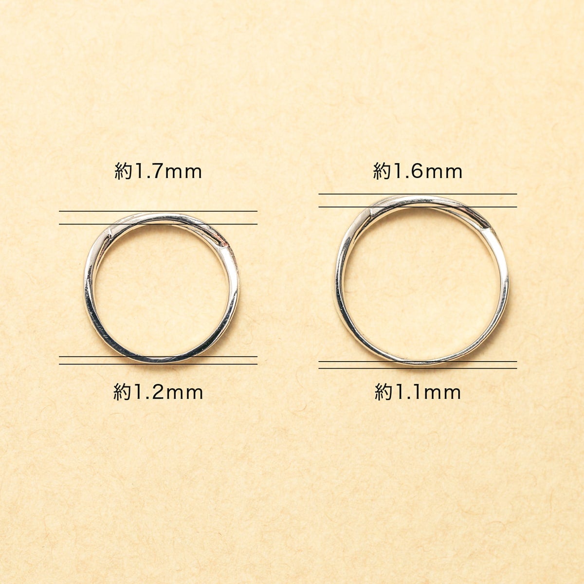 Unique Couple Wedding Ring Set - WM48