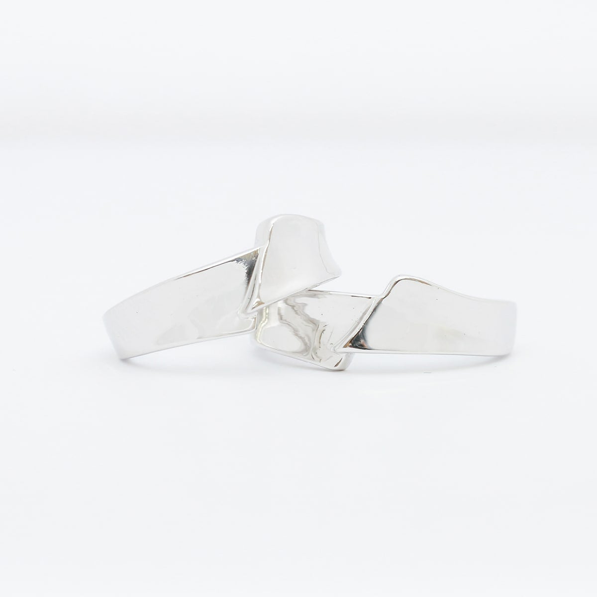 Unique Couple Wedding Ring Set - WM50