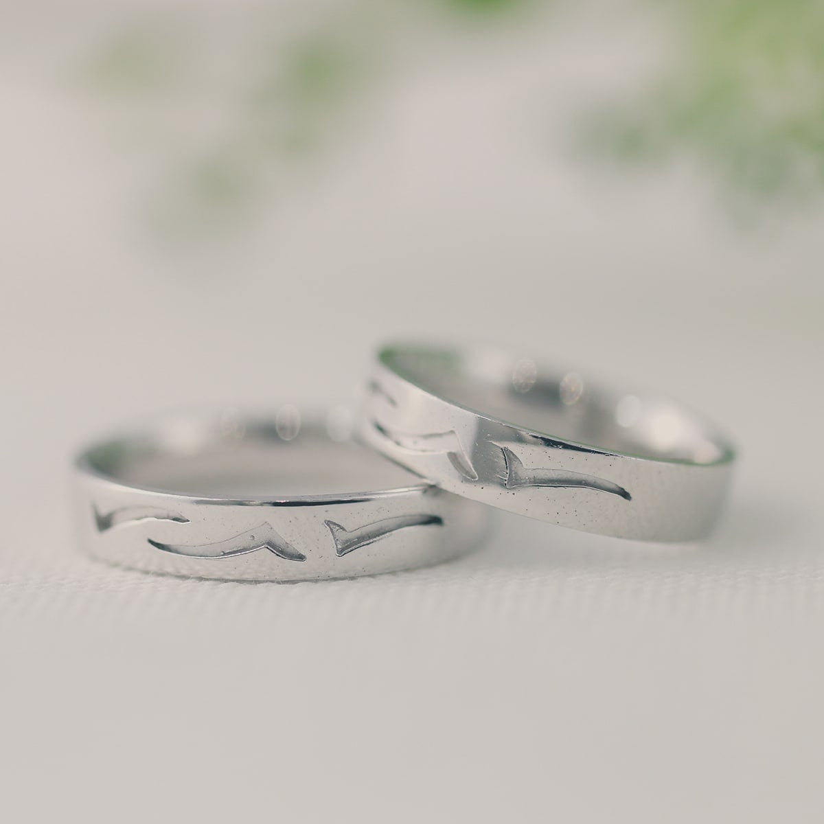 Unique Couple Wedding Ring Set - WM51