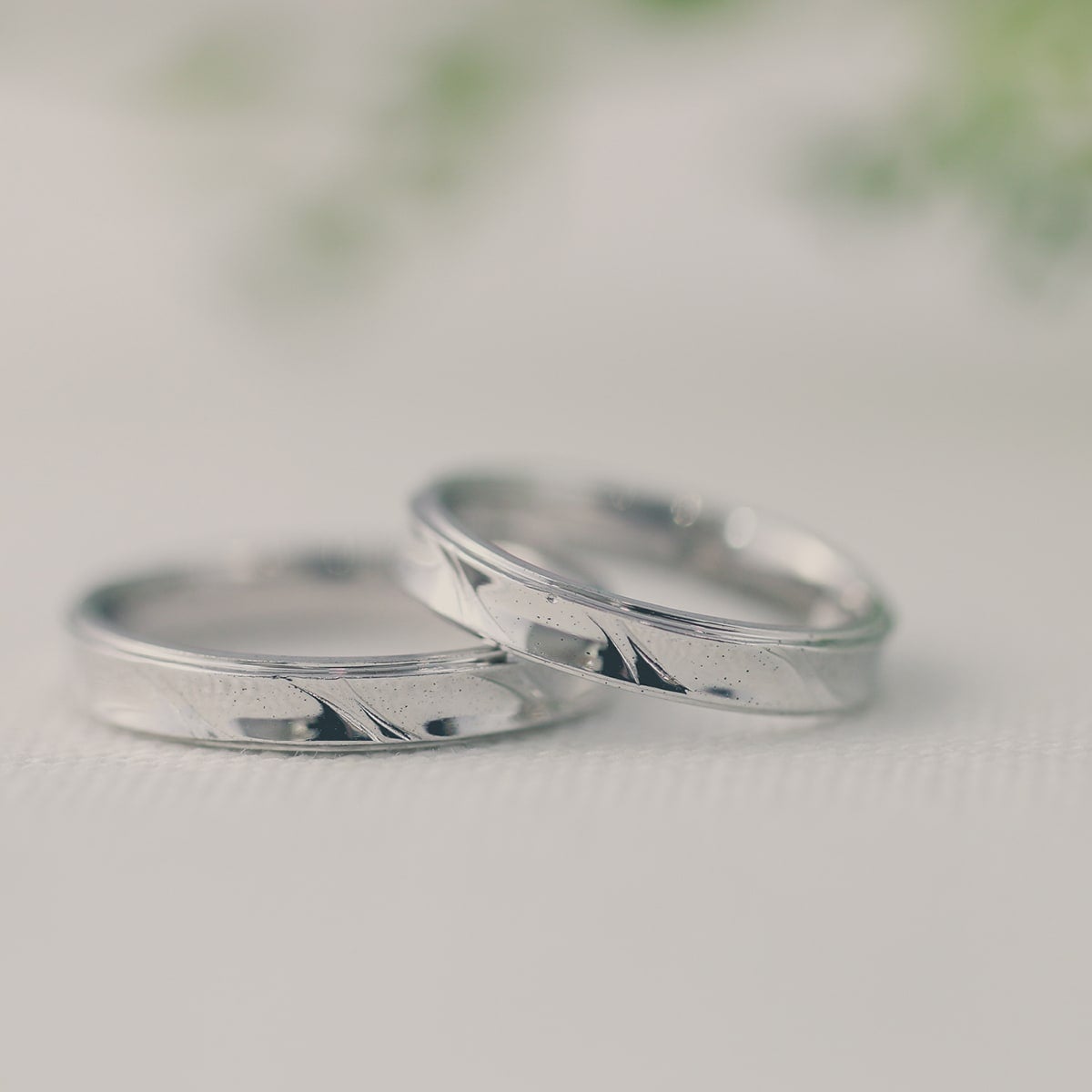 Unique Couple Wedding Ring Set - WM53