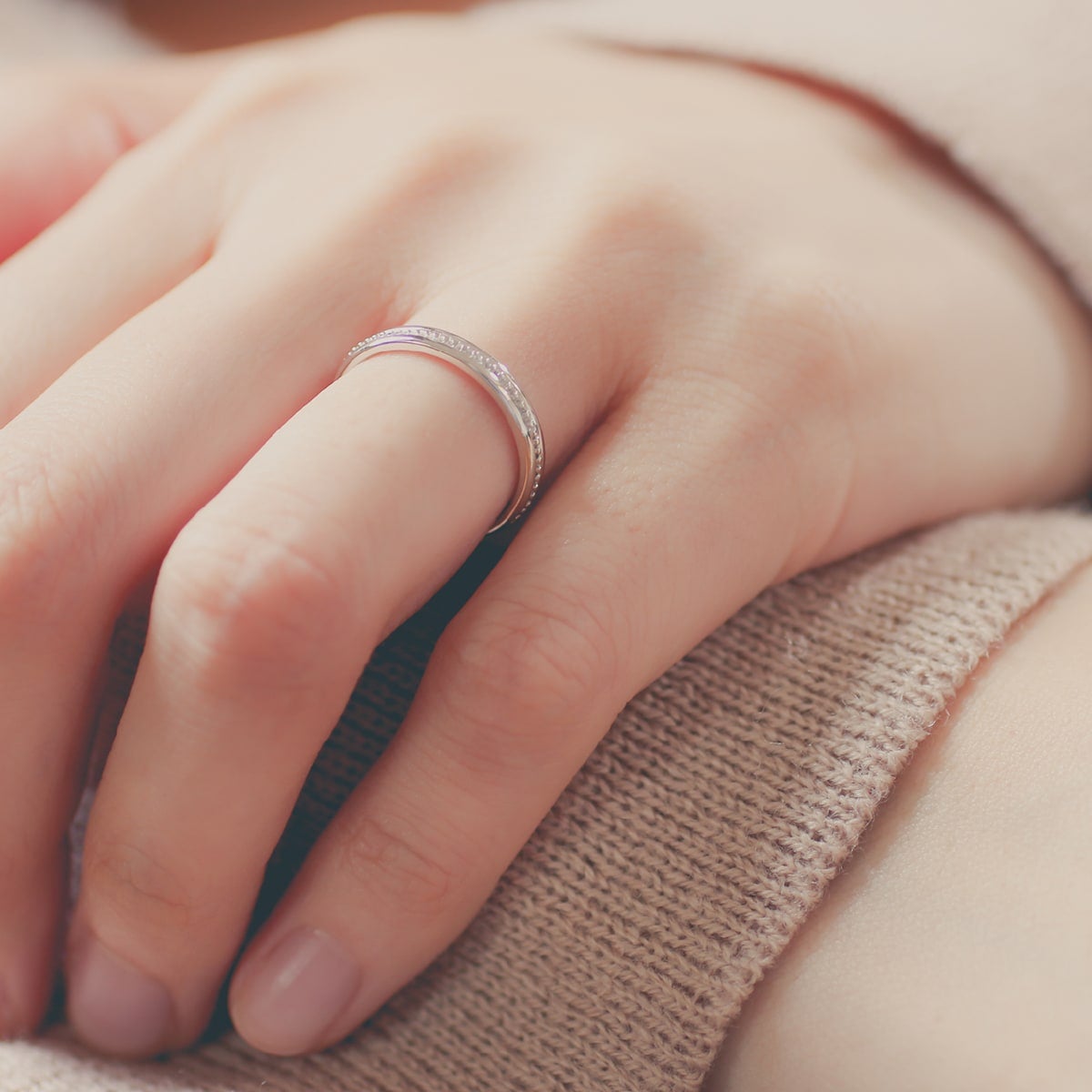 Unique Couple Wedding Ring Set - WM56
