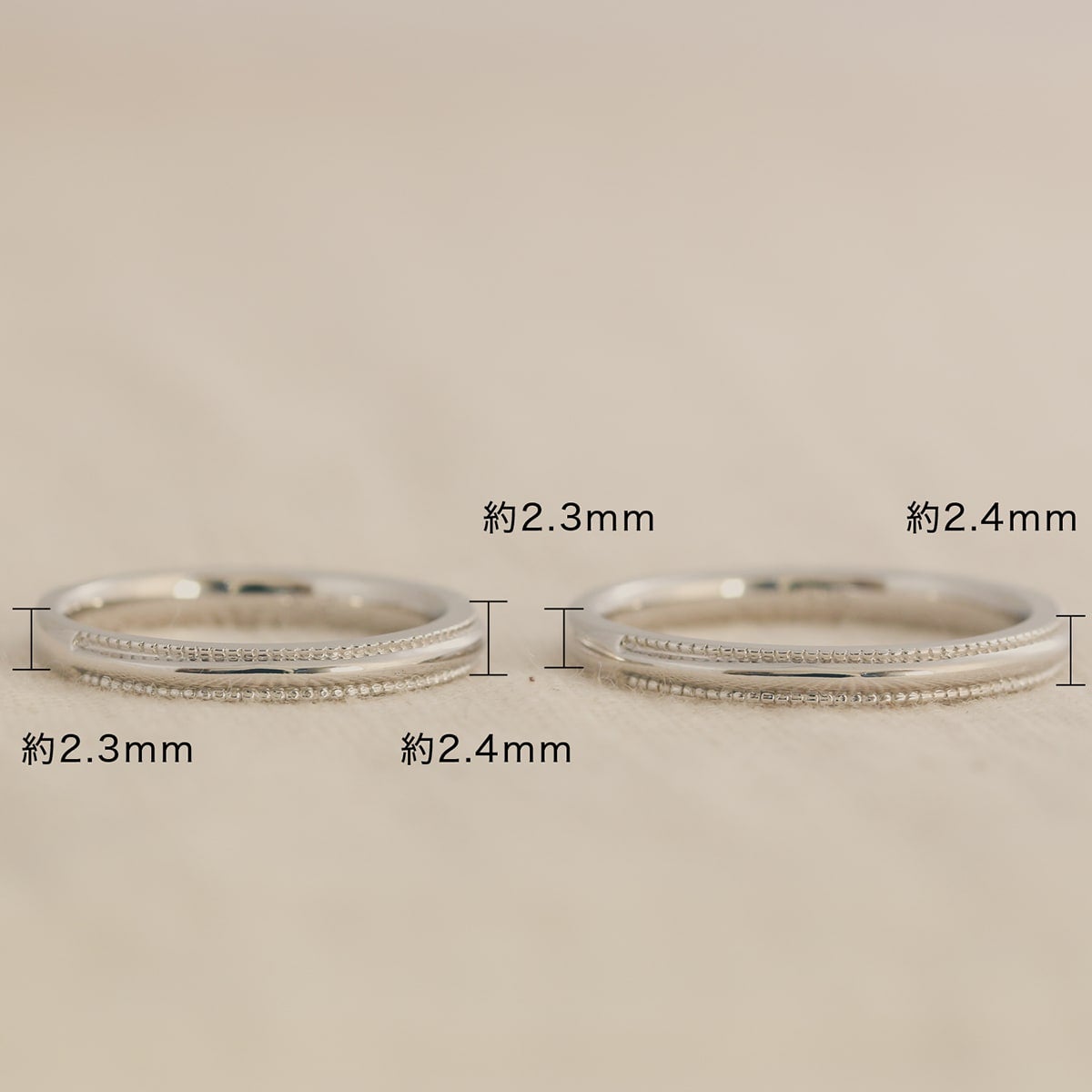 Unique Couple Wedding Ring Set - WM59